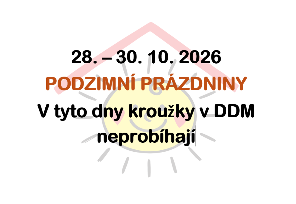 PODZIMNÍ PRÁZDNINY